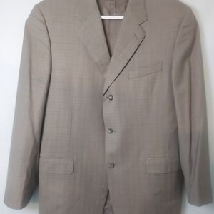 Canali Mens Blazer Brown 42R (52EU) Super 120s Wool‎ Birdseye Sports Coat *Marks